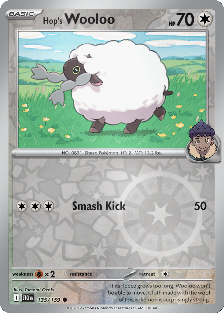 Hop's Wooloo [Reverse Holo] #135