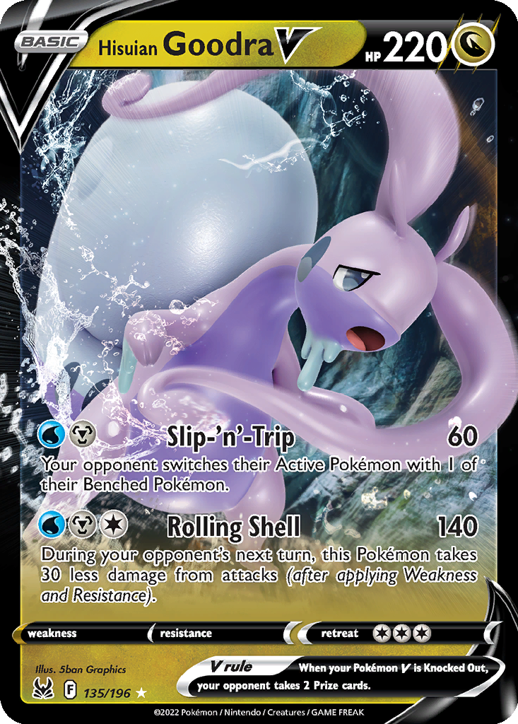 Hisuian Goodra V #135
