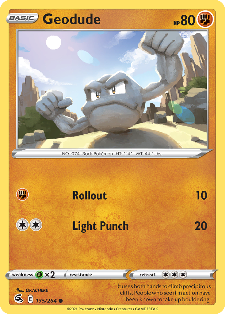 Geodude Fusion Strike 135