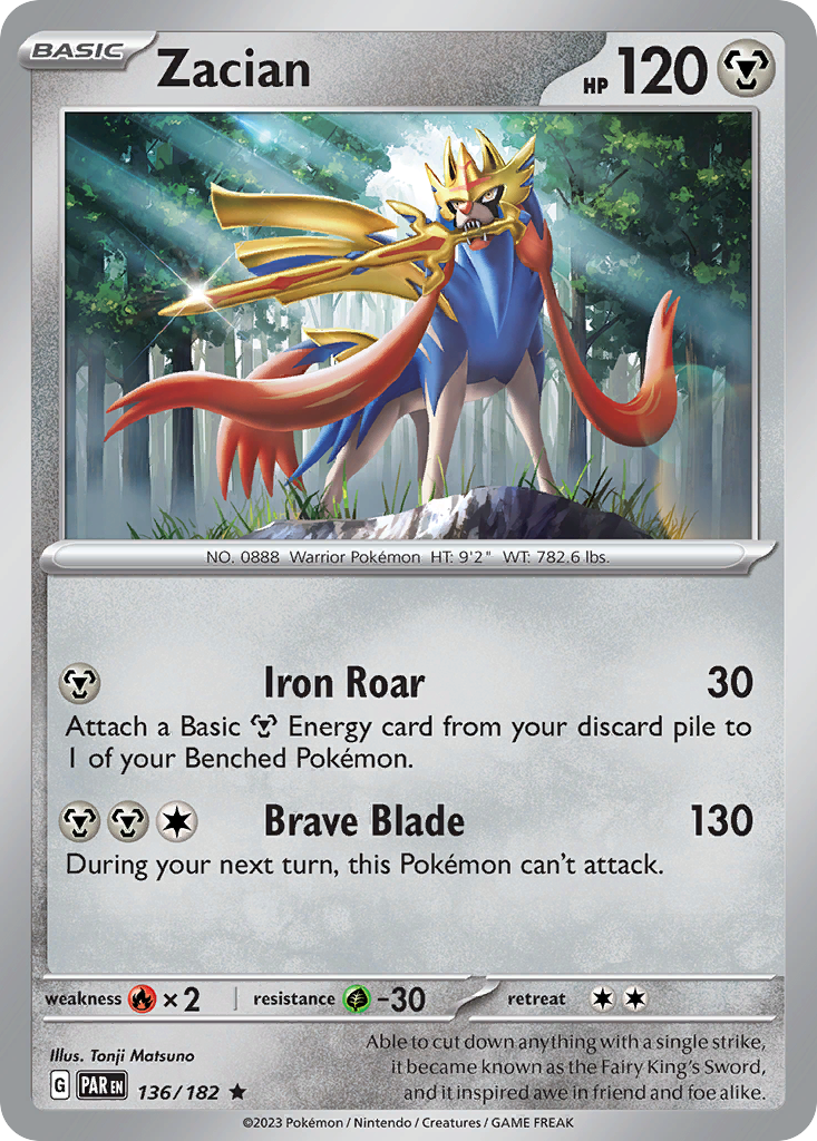 Zacian Paradox Rift 136