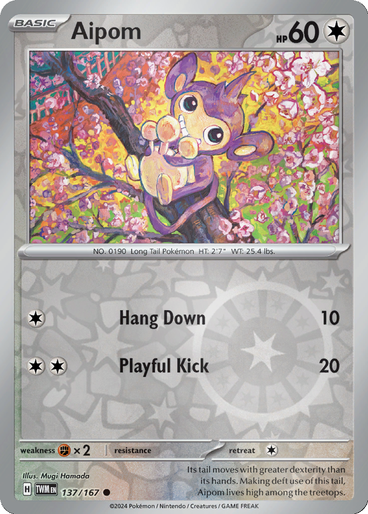 Aipom [Reverse Holo] #137