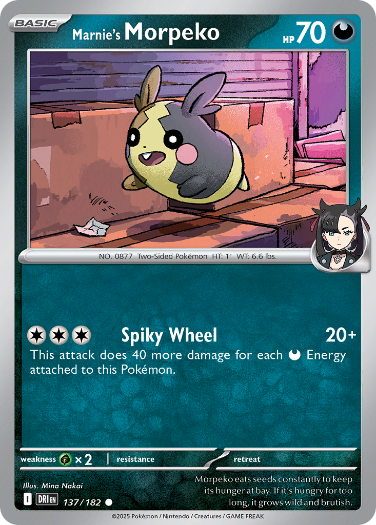 Marnie's Morpeko Destined Rivals 137