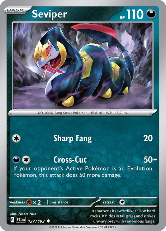 Seviper Paldea Evolved 137