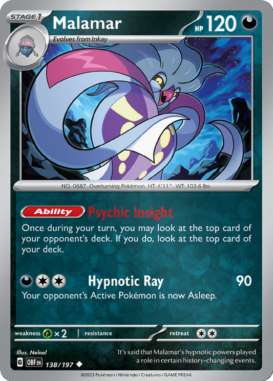 Malamar [Reverse Holo] #138