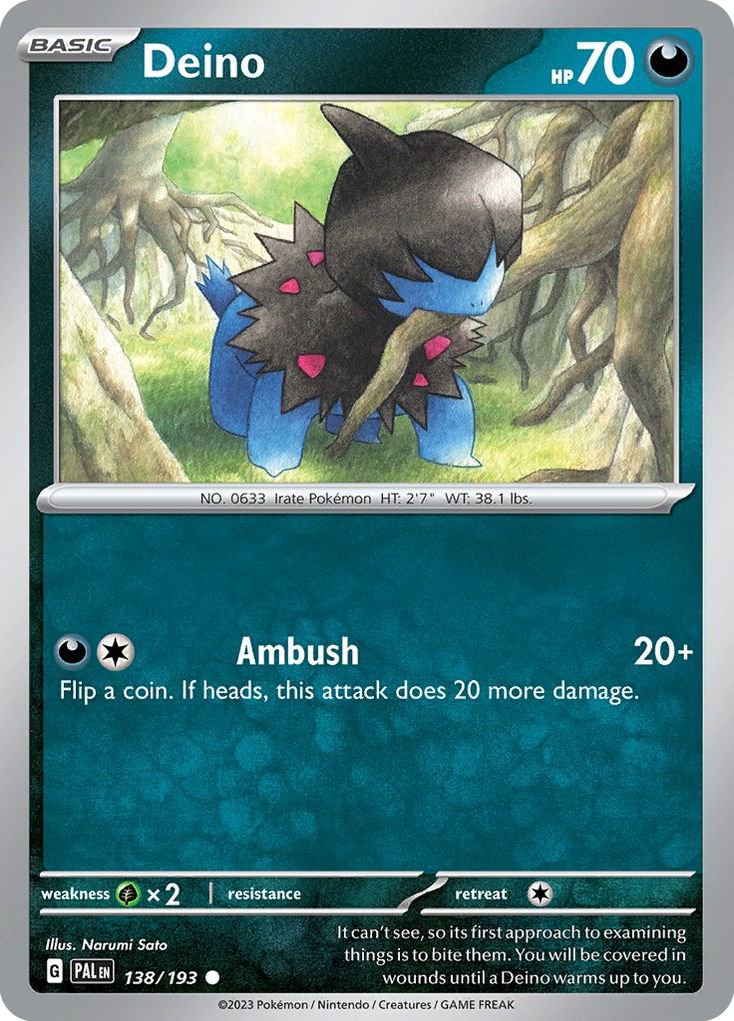 Deino Paldea Evolved 138