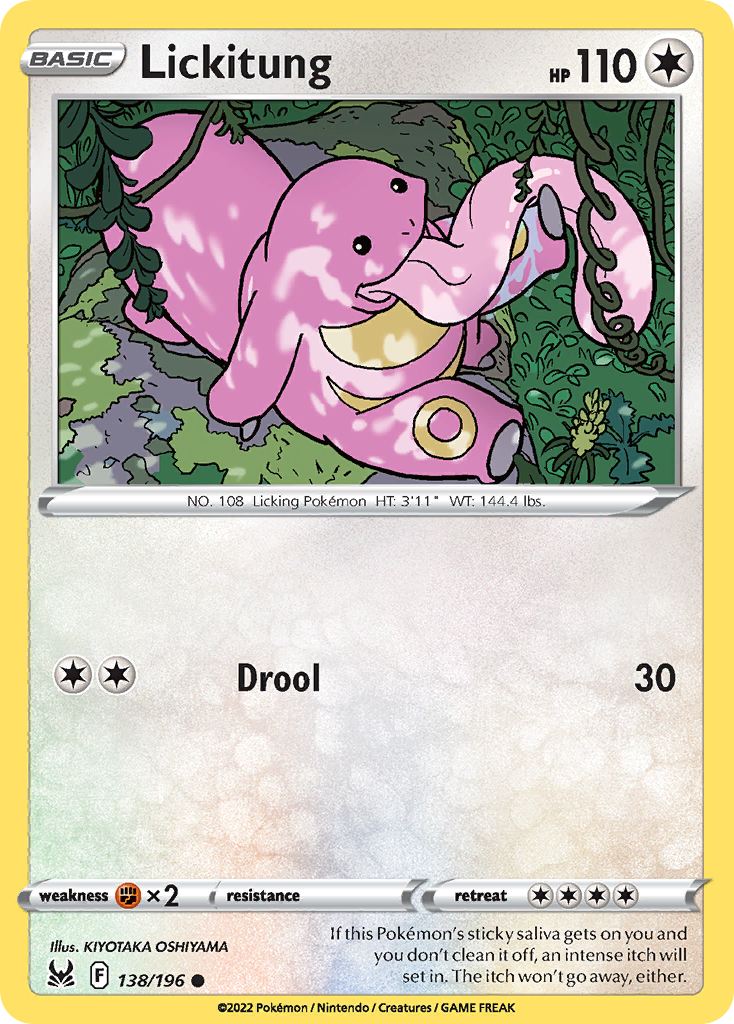 Lickitung Lost Origin 138