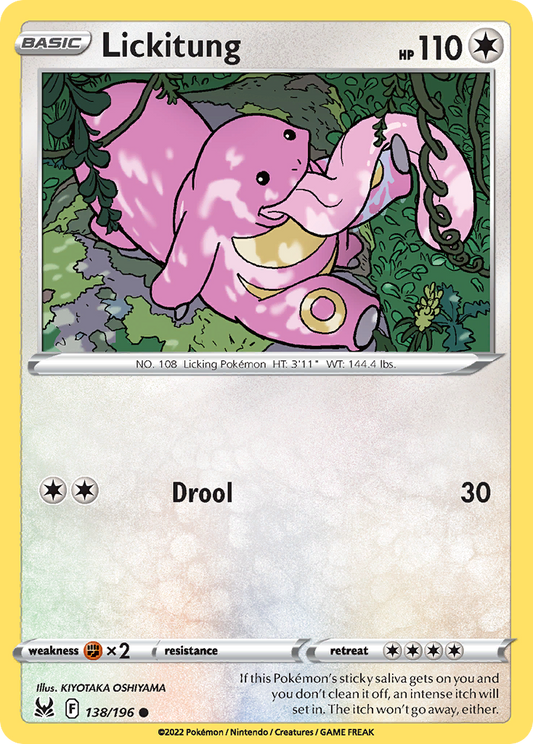 Lickitung Lost Origin 138