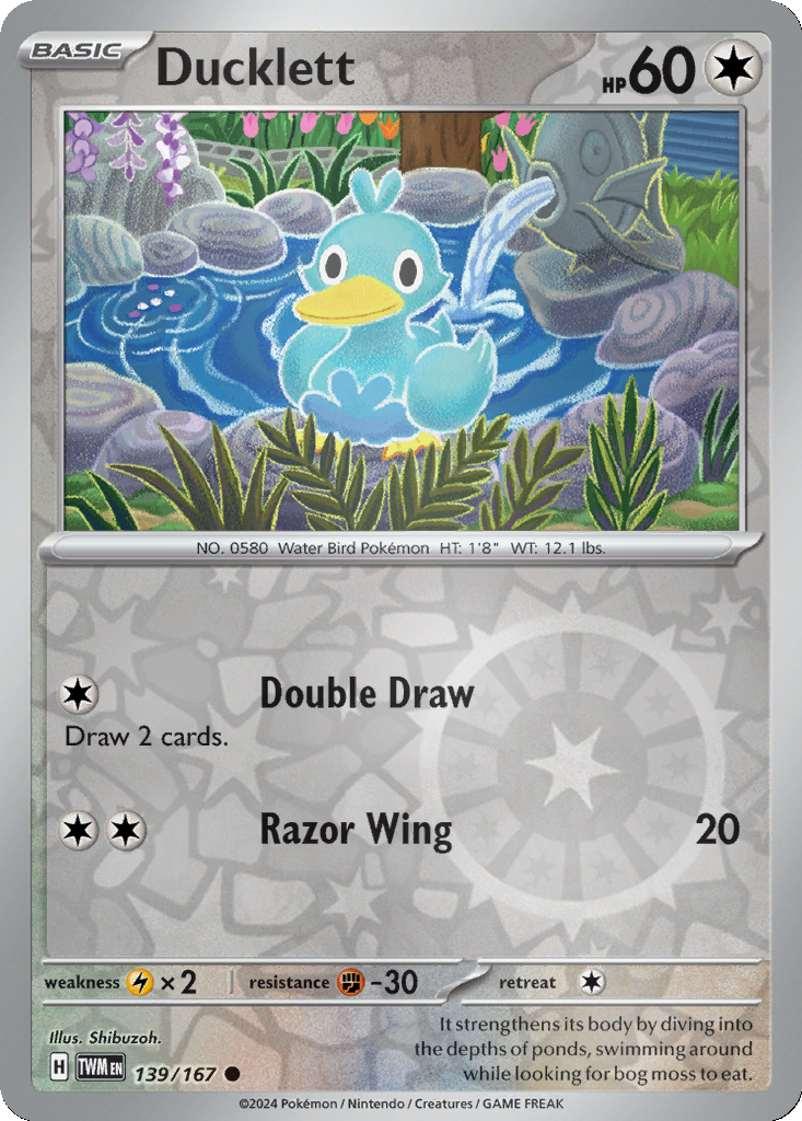 Ducklett [Reverse Holo] #139
