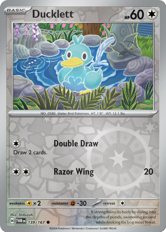 Ducklett [Reverse Holo] #139