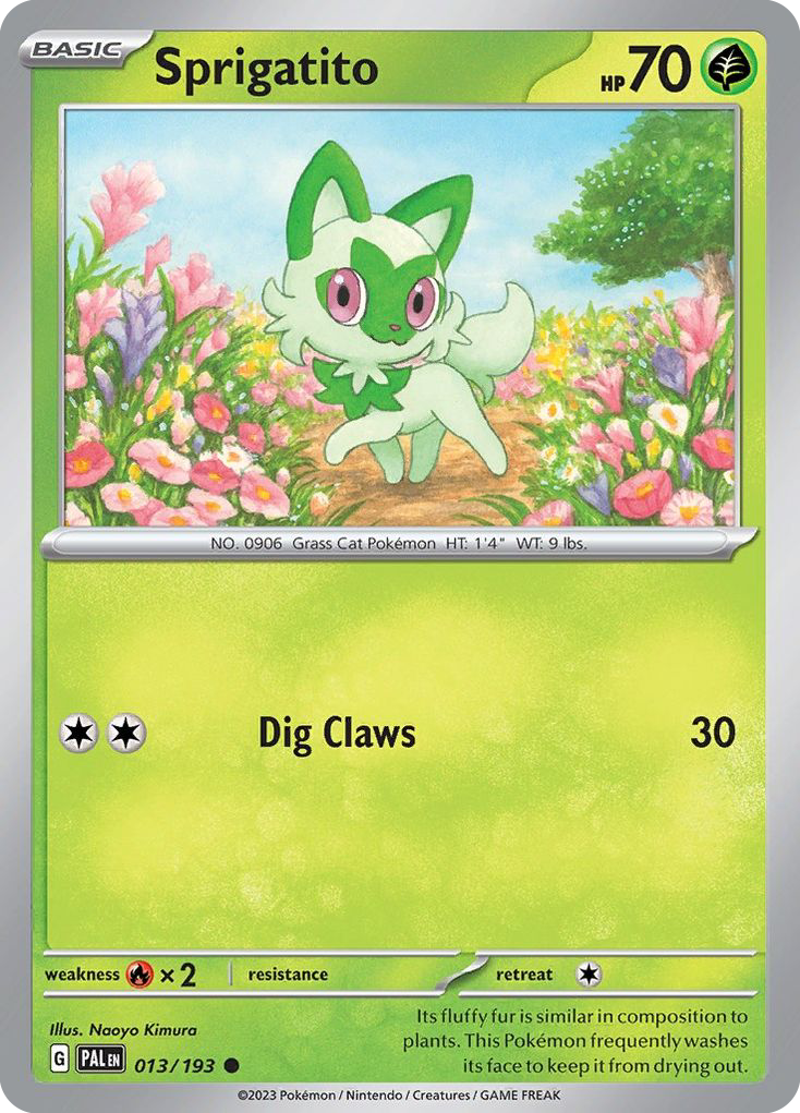Sprigatito Paldea Evolved 13