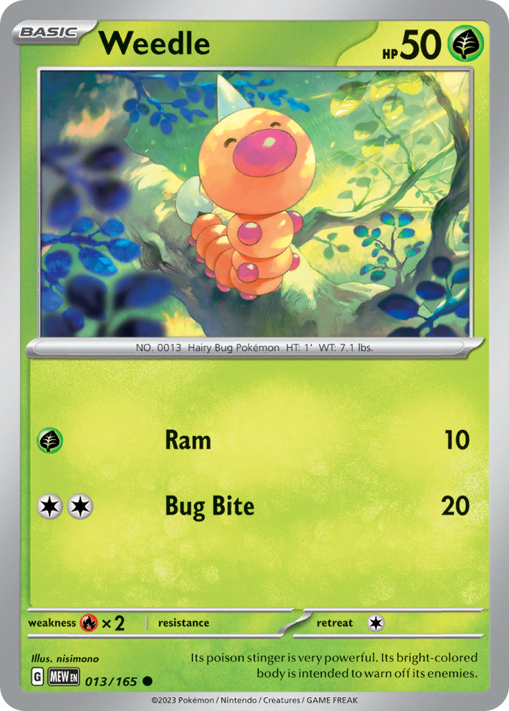 Weedle 151 13