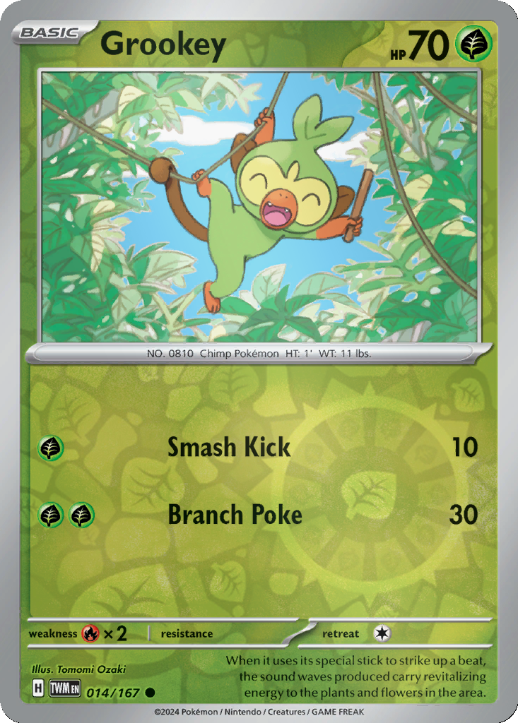Grookey [Reverse Holo] #14