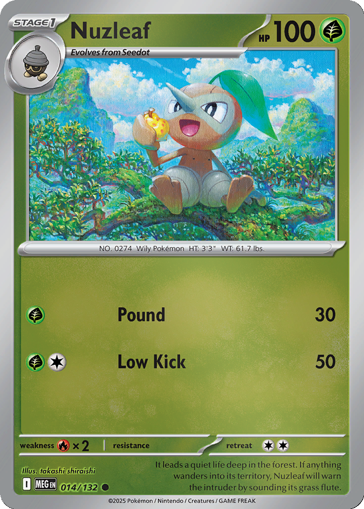 Nuzleaf [Reverse Holo] #14