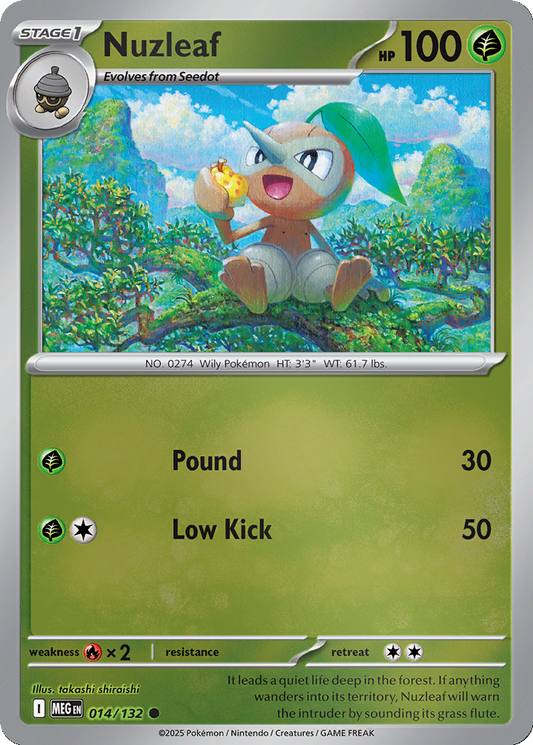 Nuzleaf [Reverse Holo] #14