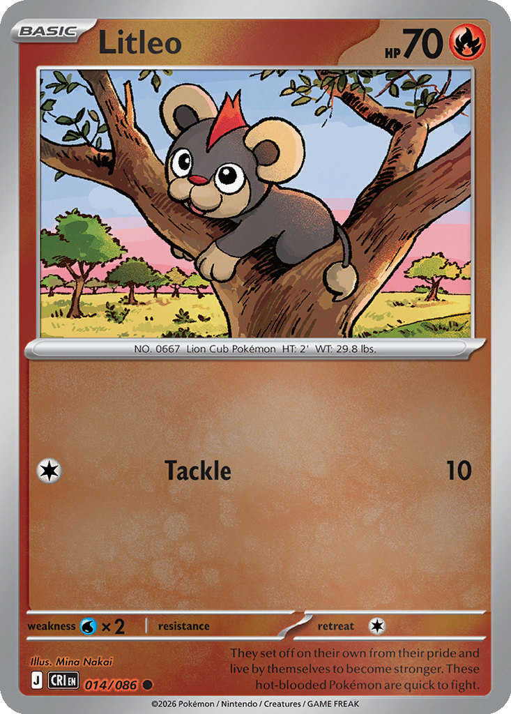 Litleo [Reverse Holo] #14