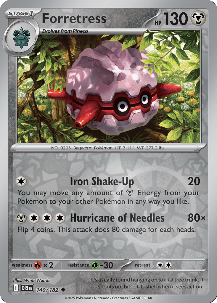 Forretress [Reverse Holo] #140