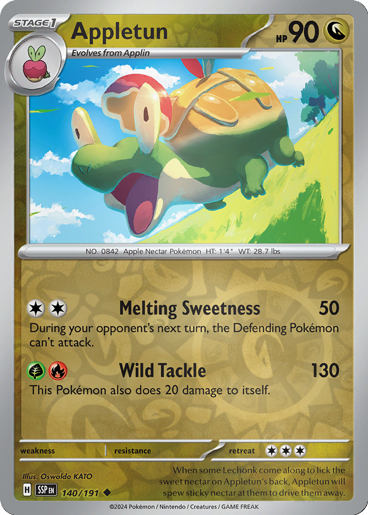 Appletun [Reverse Holo] #140