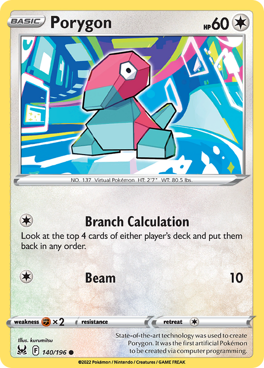 Porygon Lost Origin 140