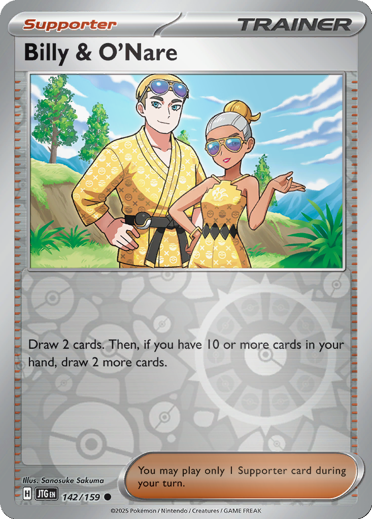 Billy & O'Nare [Reverse Holo] #142
