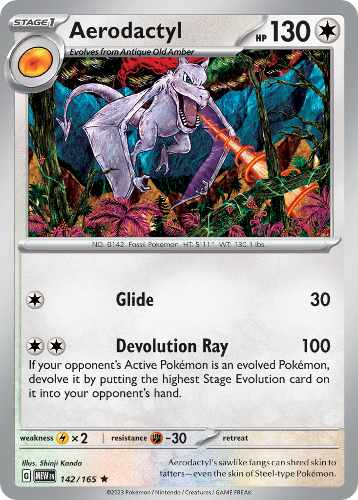 Aerodactyl 151 142