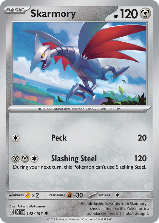 Skarmory Obsidian Flames 142