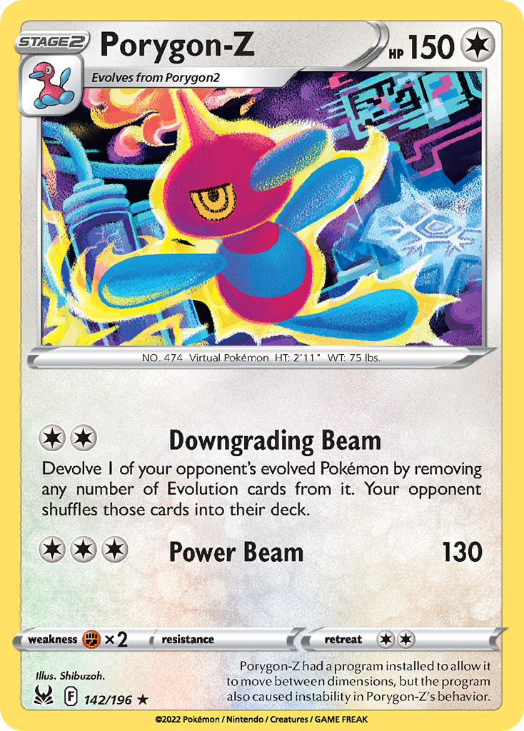 Porygon-Z Lost Origin 142