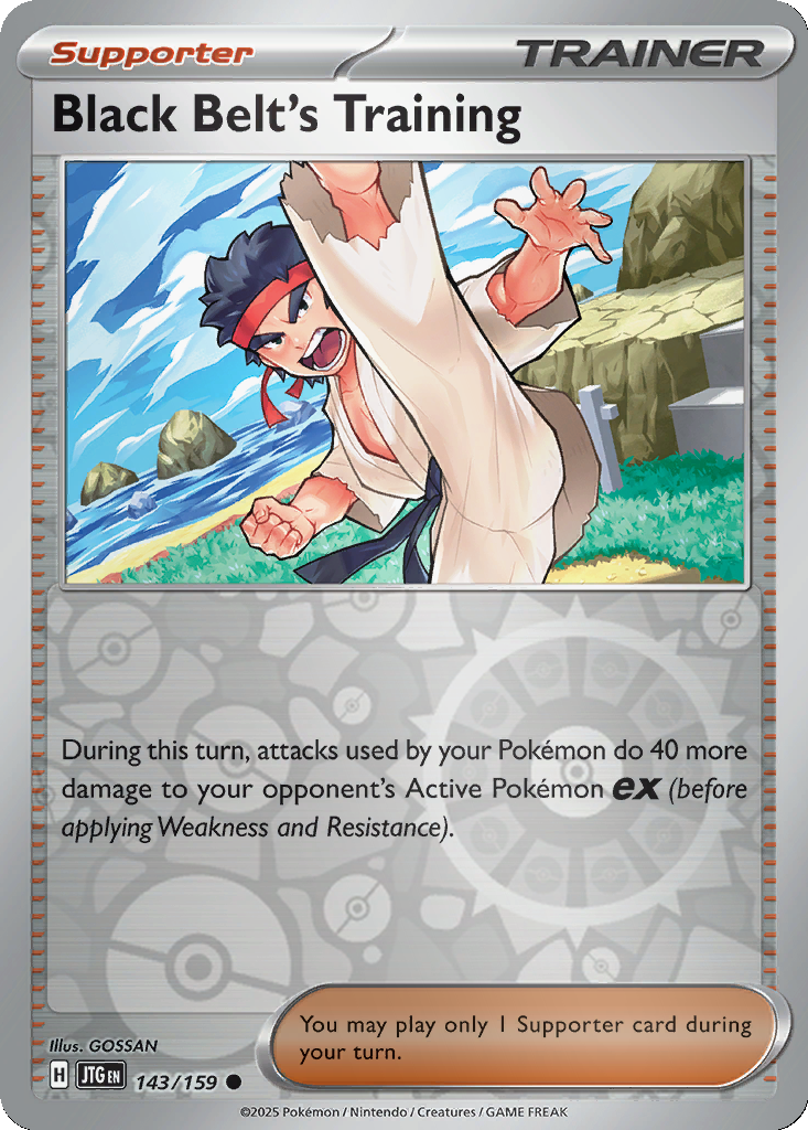 Black Belt's Training [Reverse Holo] #143