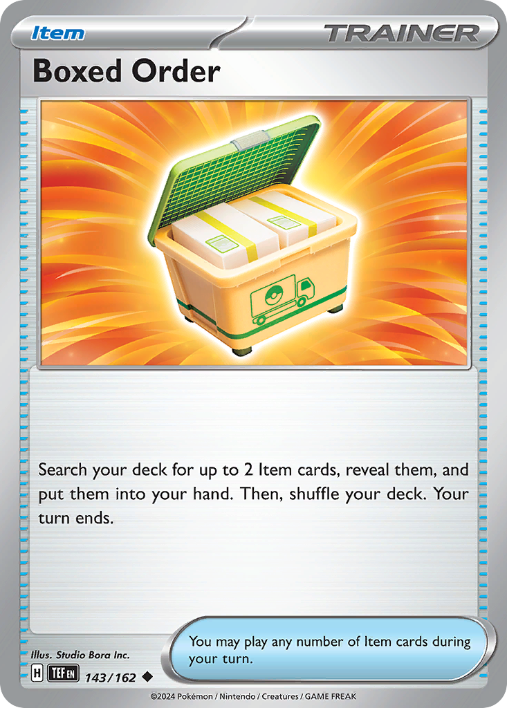 Boxed Order Temporal Forces 143