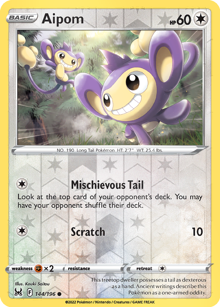 Aipom [Reverse Holo] #144