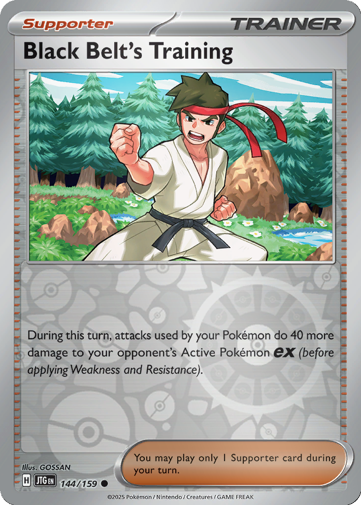 Black Belt's Training [Reverse Holo] #144