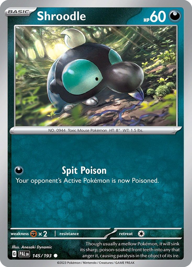 Shroodle Paldea Evolved 145