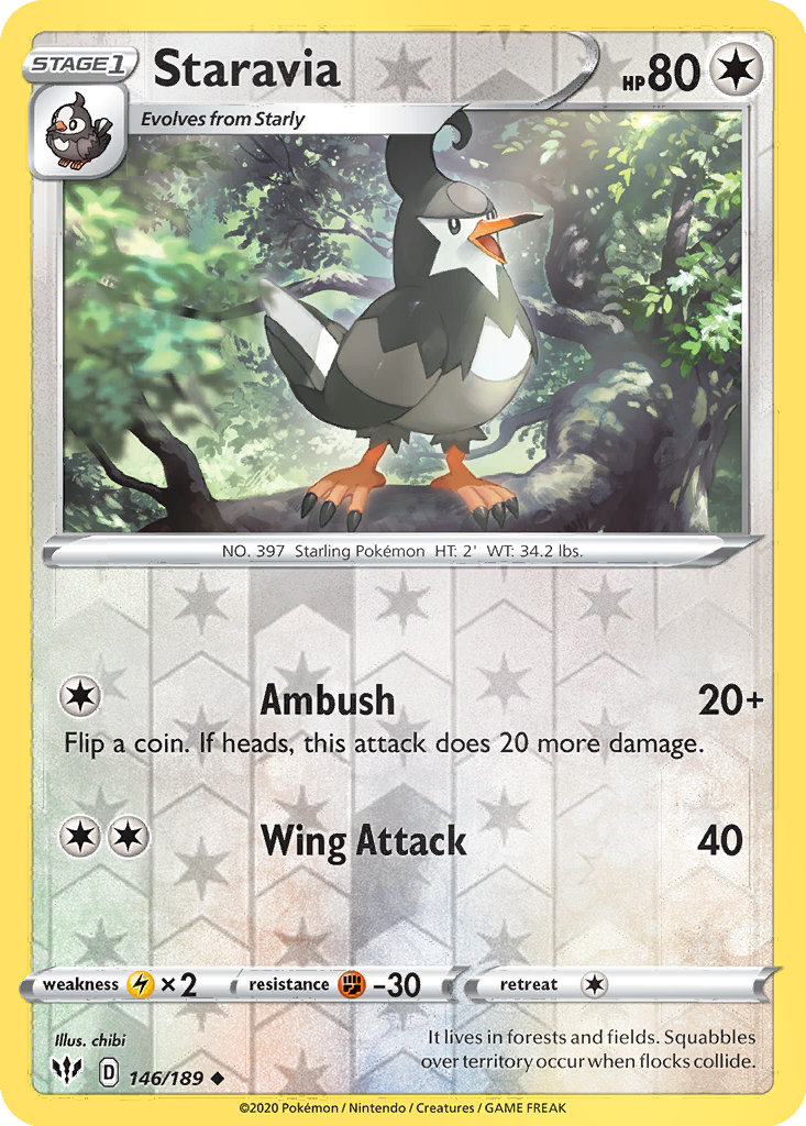 Staravia [Reverse Holo] #146