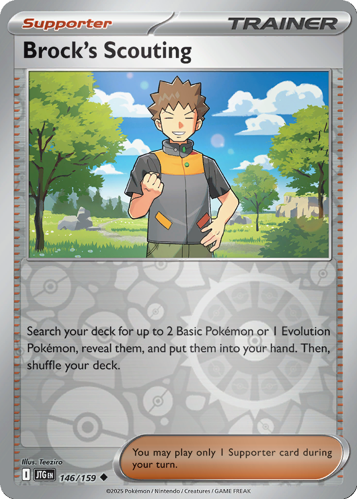 Brock's Scouting [Reverse Holo] #146