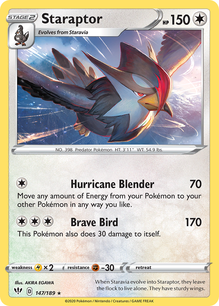 Staraptor Darkness Ablaze 147