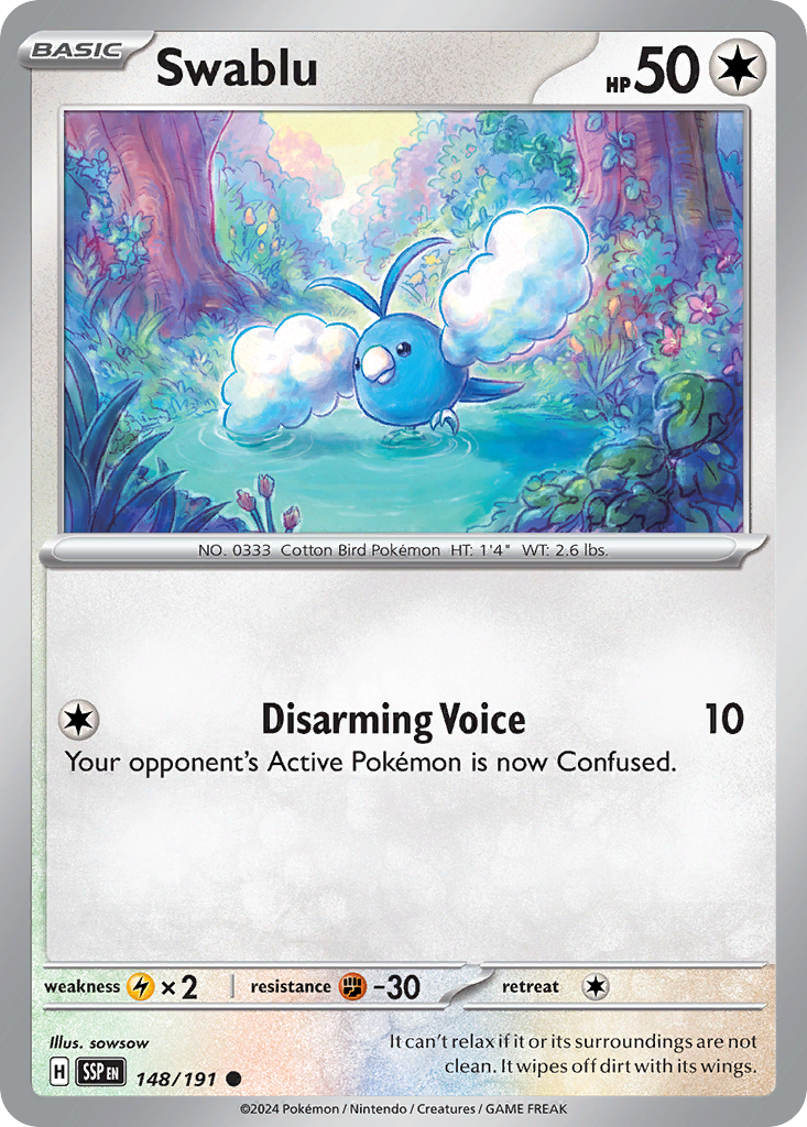 Swablu Surging Sparks 148