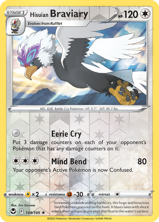 Hisuian Braviary [Reverse Holo] #149