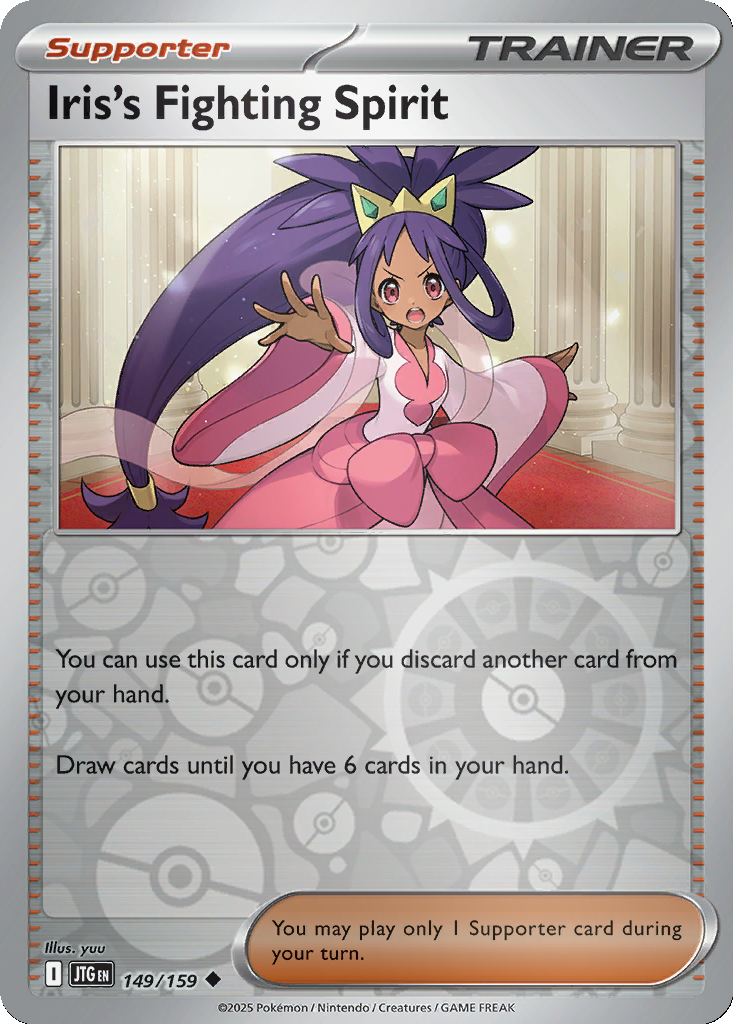 Iris's Fighting Spirit [Reverse Holo] #149
