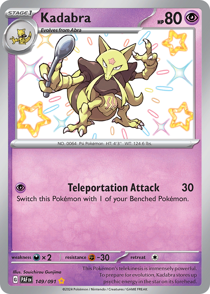 Kadabra Paldean Fates 149