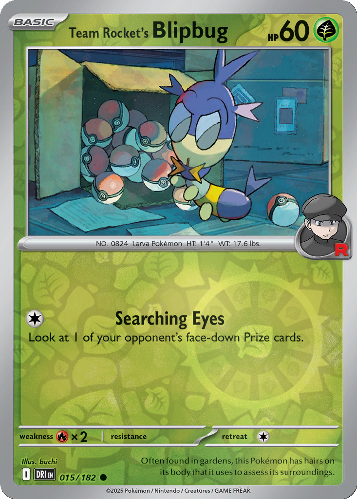 Team Rocket's Blipbug [Reverse Holo] #15