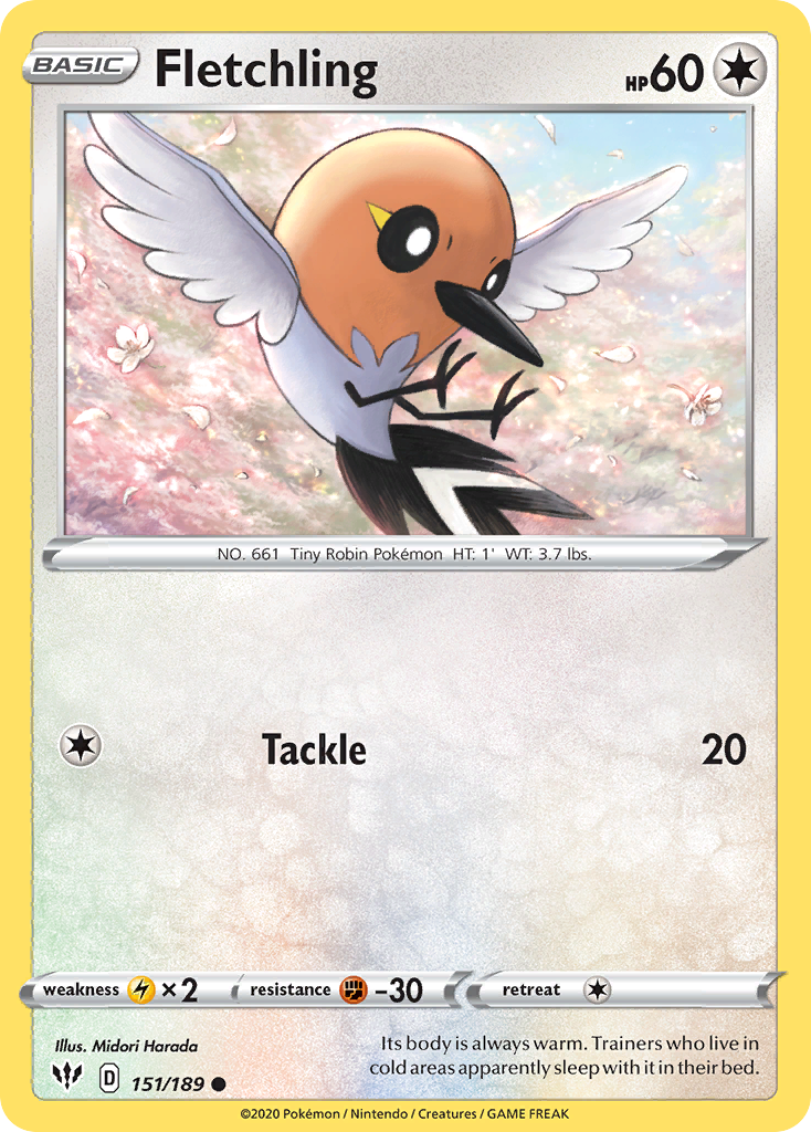 Fletchling Darkness Ablaze 151