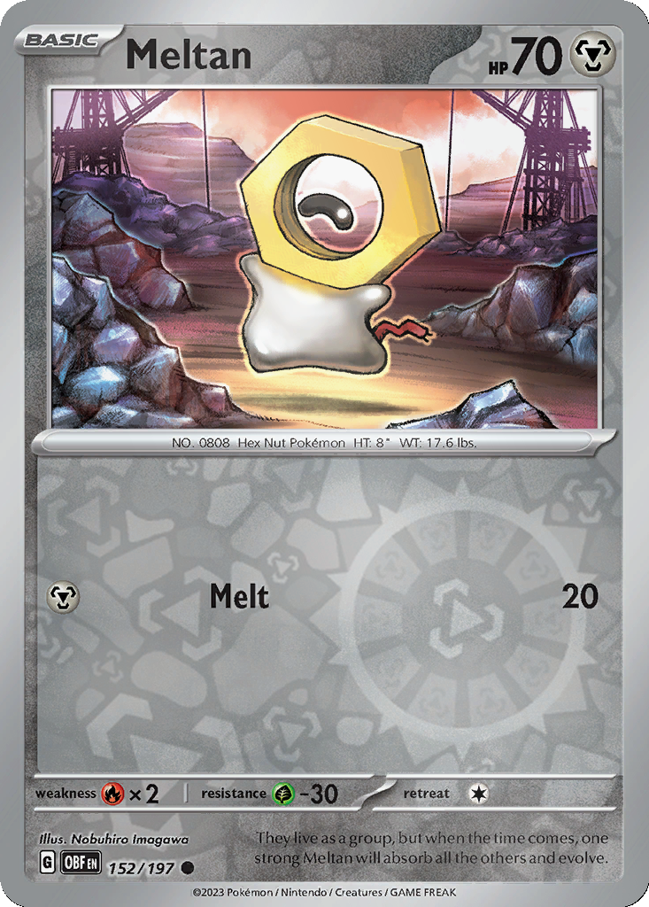 Meltan [Reverse Holo] #152