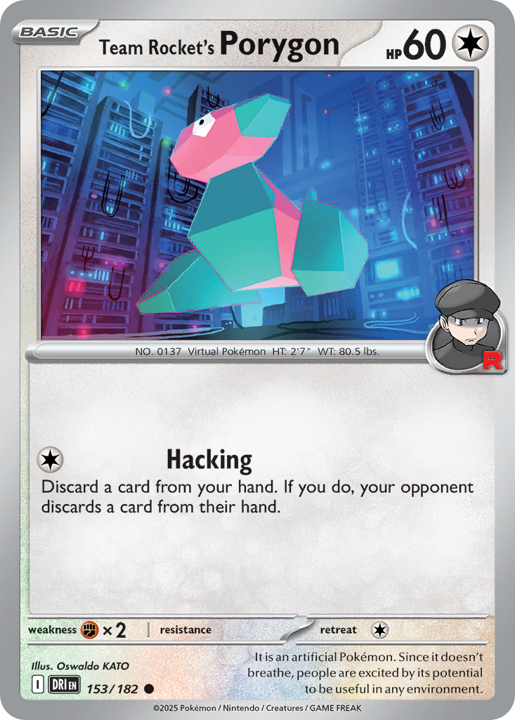 Team Rocket's Porygon #153