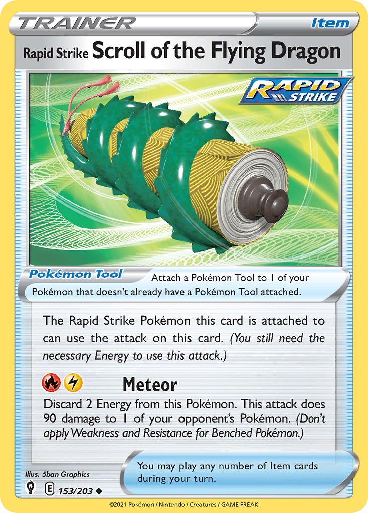 Rapid Strike Scroll of the Flying Dragon Evolving Skies 153