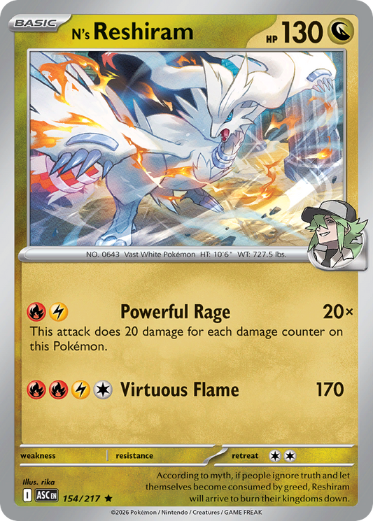 N's Reshiram #154