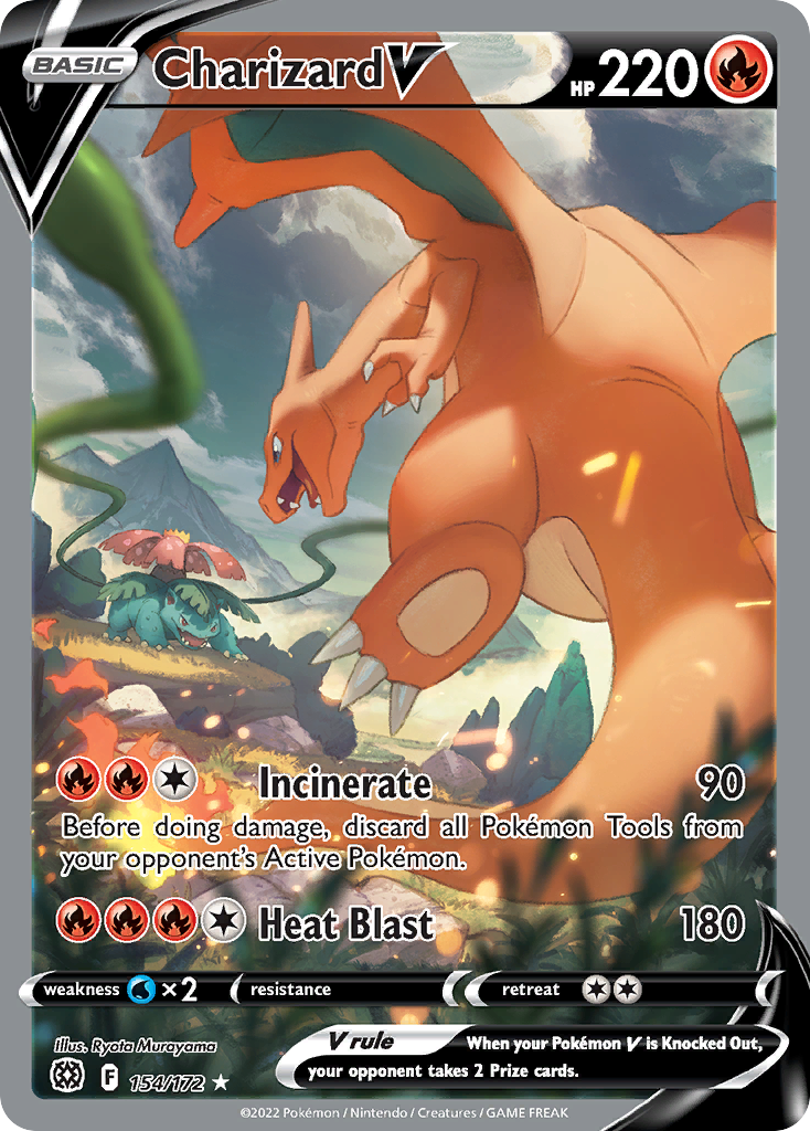 Charizard V Brilliant Stars 154