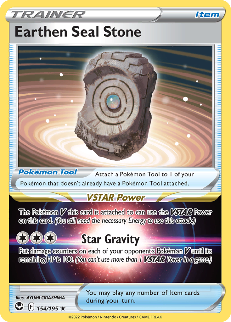 Earthen Seal Stone Silver Tempest 154