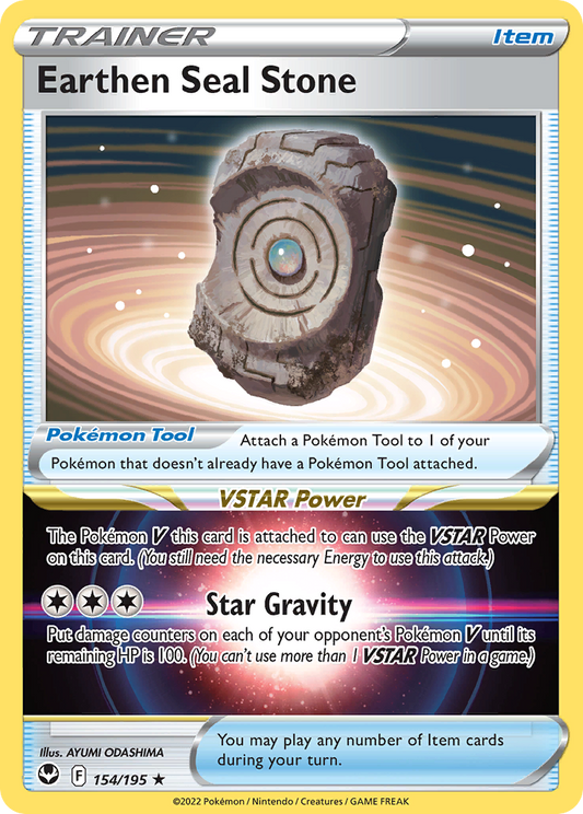 Earthen Seal Stone Silver Tempest 154