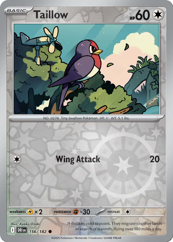 Taillow [Reverse Holo] #156
