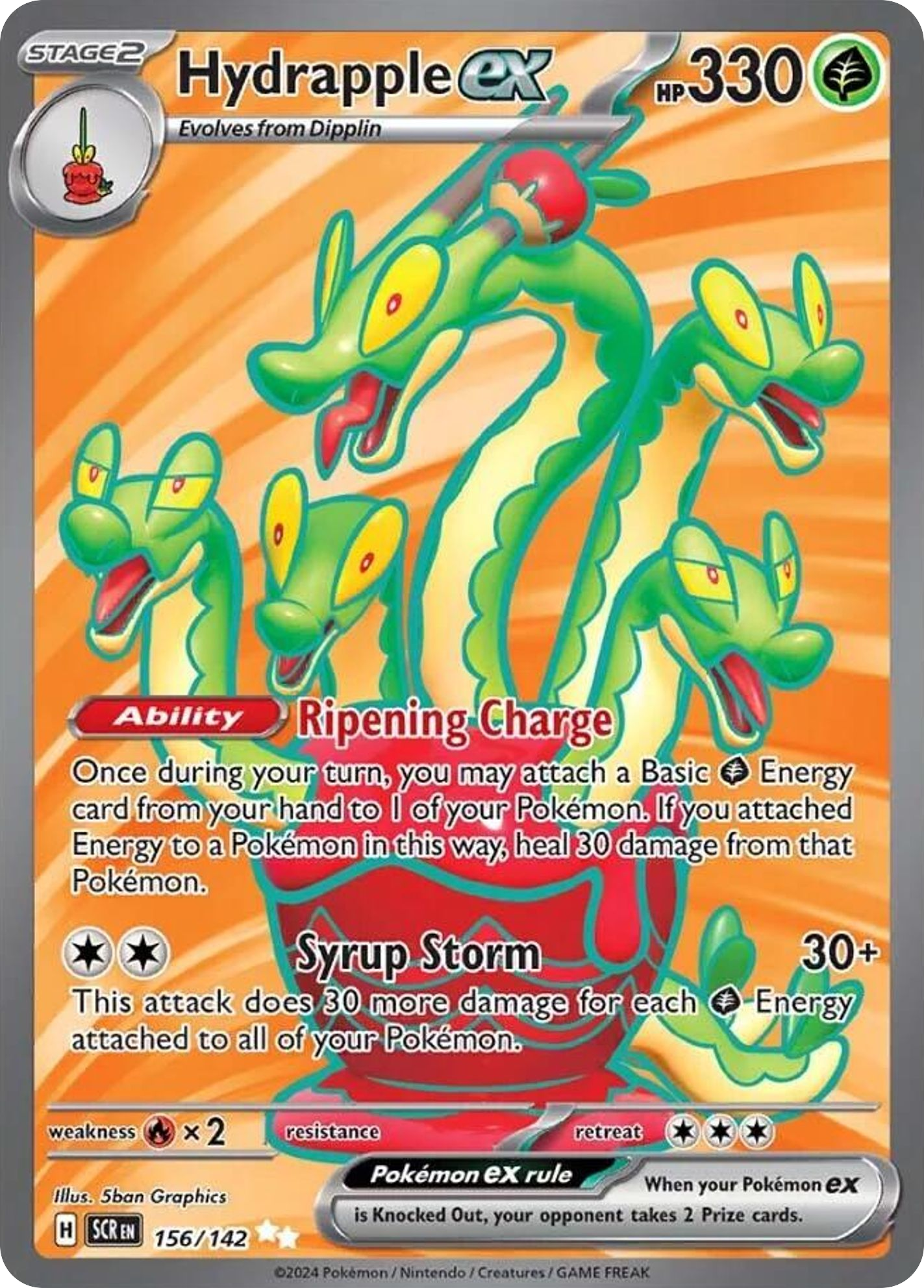 Hydrapple ex Stellar Crown 156