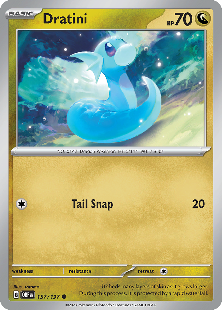 Dratini Obsidian Flames 157